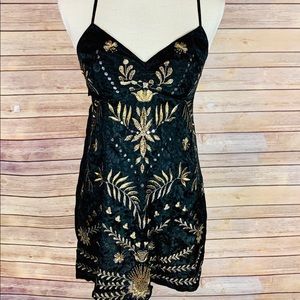 NWOT Free People Intimately Shimmery Mini Dress